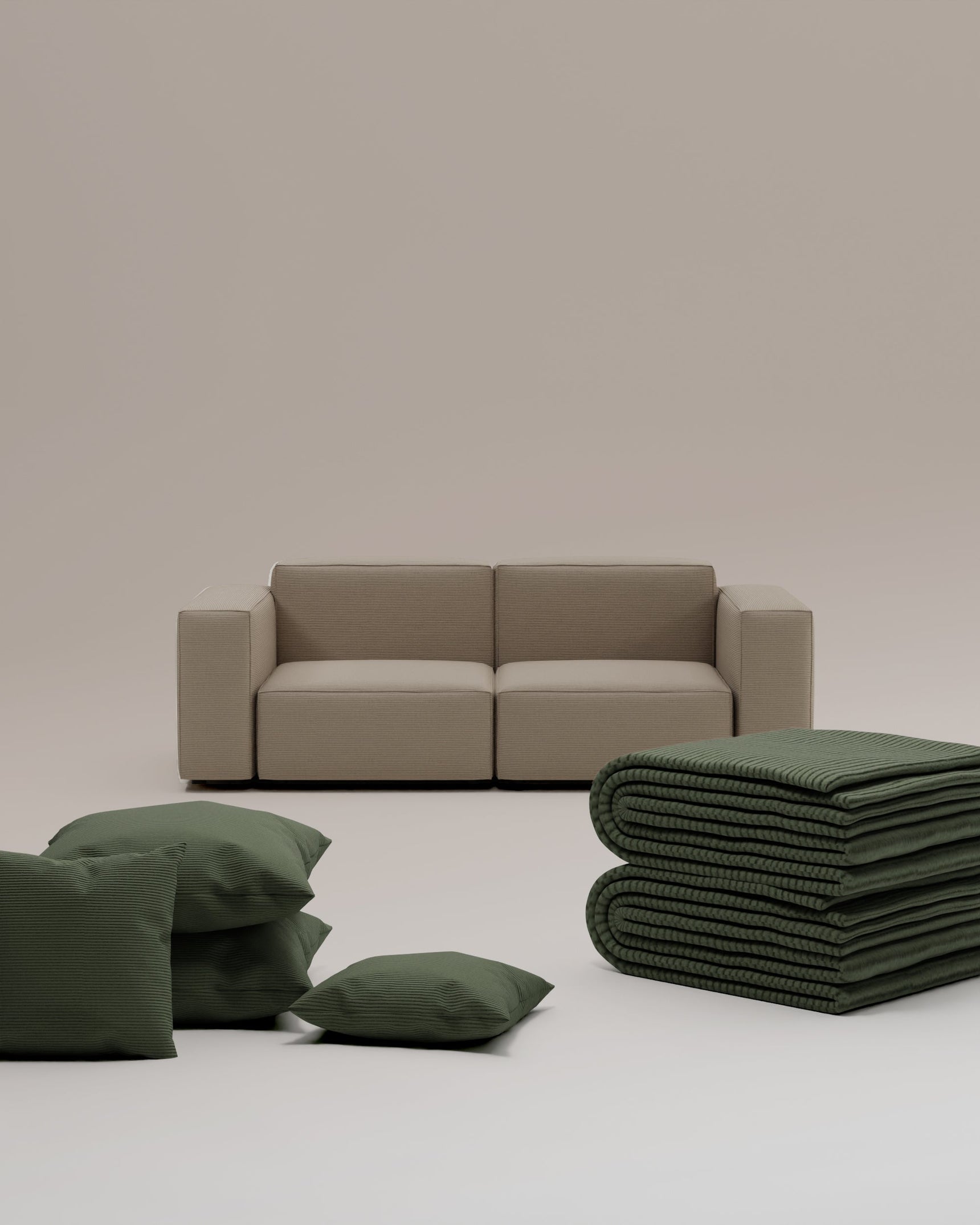 3 in 1 set Modular Sofa Harvey 2-seater