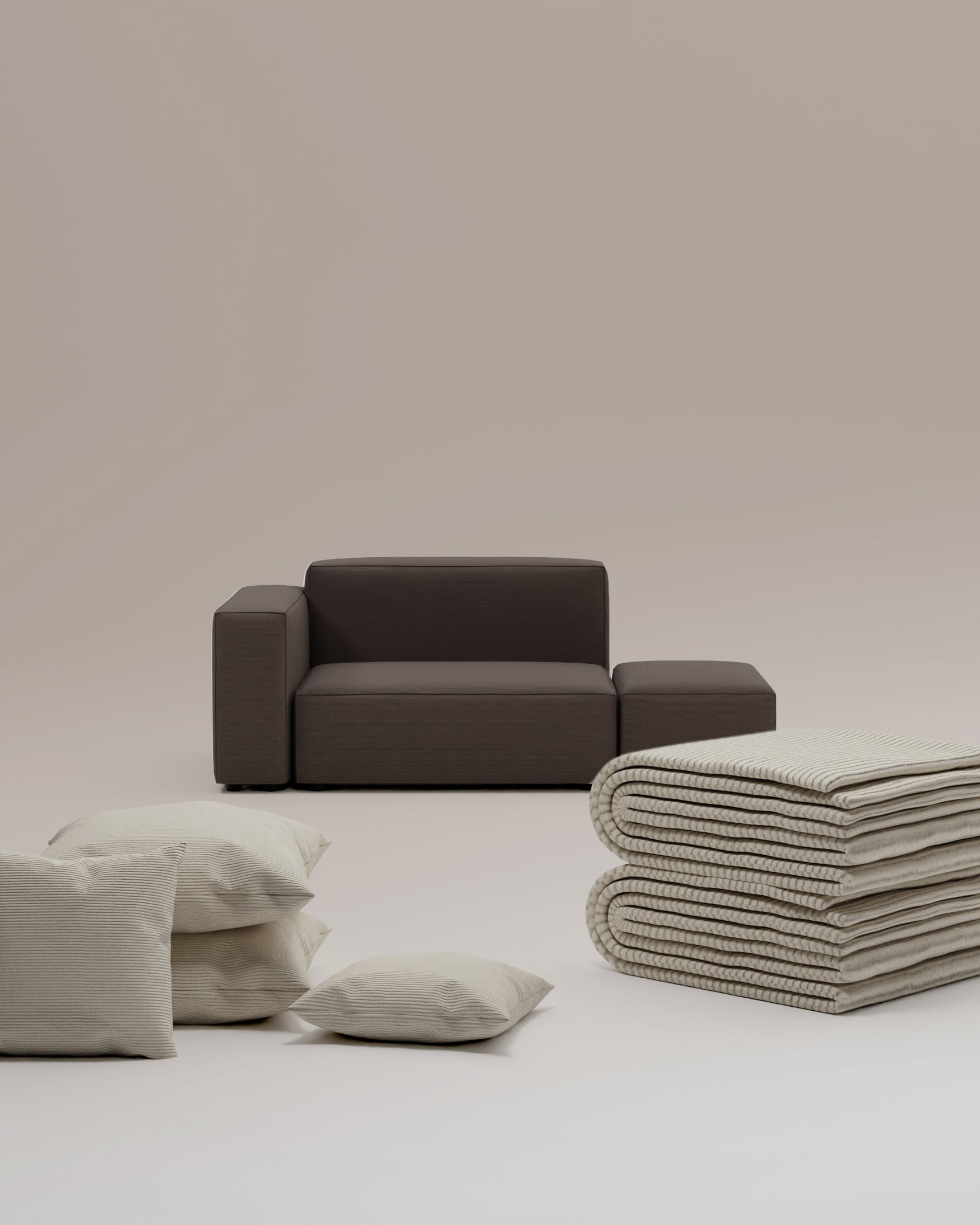 3 in 1 set Dutch Modular Sofa Harvey open 2-seater