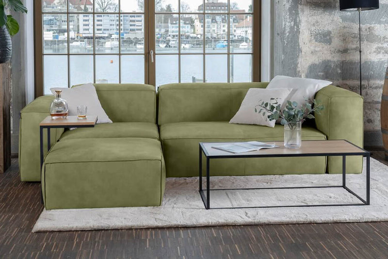 Modulares Sofa Harvey L mit Schlaffunktion