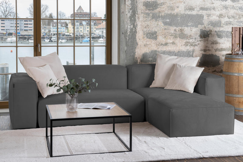 Modulares Sofa Harvey L mit Schlaffunktion