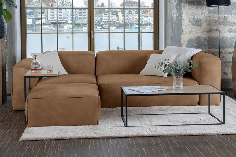 Modulares Sofa Harvey L mit Schlaffunktion