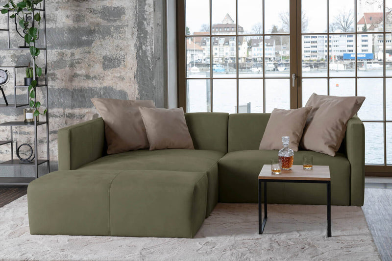 Modulares Sofa Paula S mit Schlaffunktion