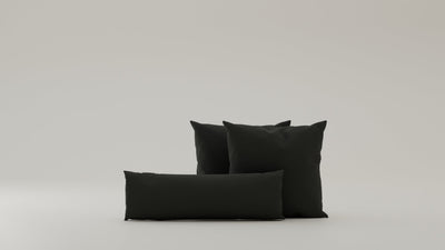 Anthrazit-Cord / 2x50x50cm / 1x24x75cm