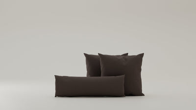 Taupe-Cord / 2x50x50cm / 1x24x75cm