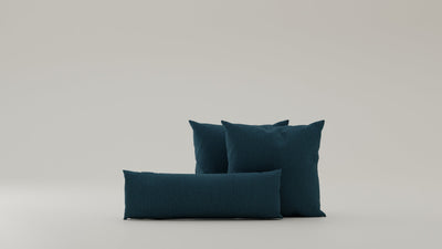 Blue-Veluno / 2x50x50cm / 1x24x75cm
