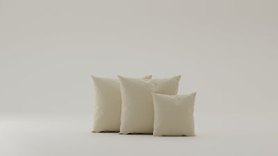 Creme-Veluno / 2x50x50cm / 35x35cm
