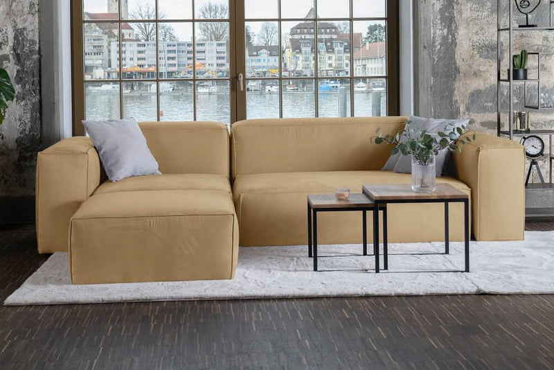 Modulares Sofa Harvey L mit Schlaffunktion