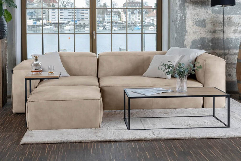 Modulares Sofa Harvey L mit Schlaffunktion