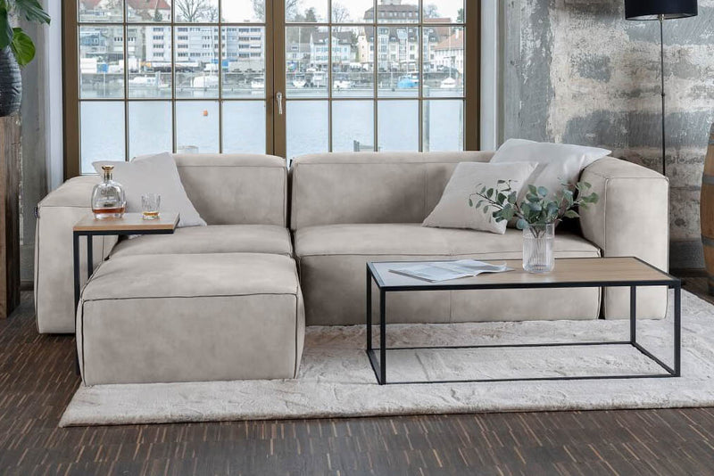 Modulares Sofa Harvey L mit Schlaffunktion