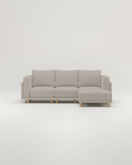 Modulares Sofa Donna 4-Sitzer mit Schlaffunktion - Stoff Nova