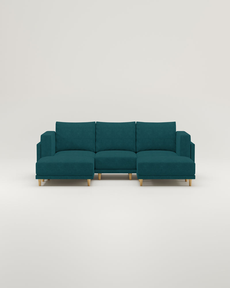 Donna U modulaire sofa met slaapfunctie