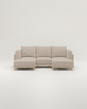 Donna U modulaire sofa met slaapfunctie