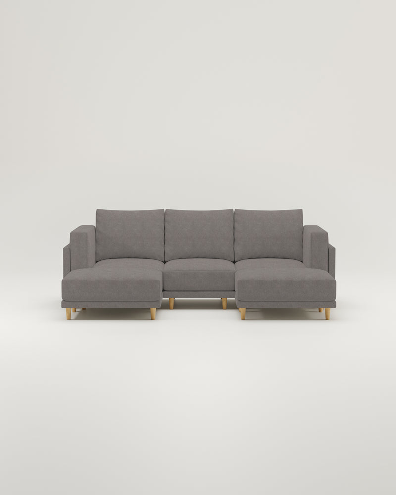 Donna U modulaire sofa met slaapfunctie