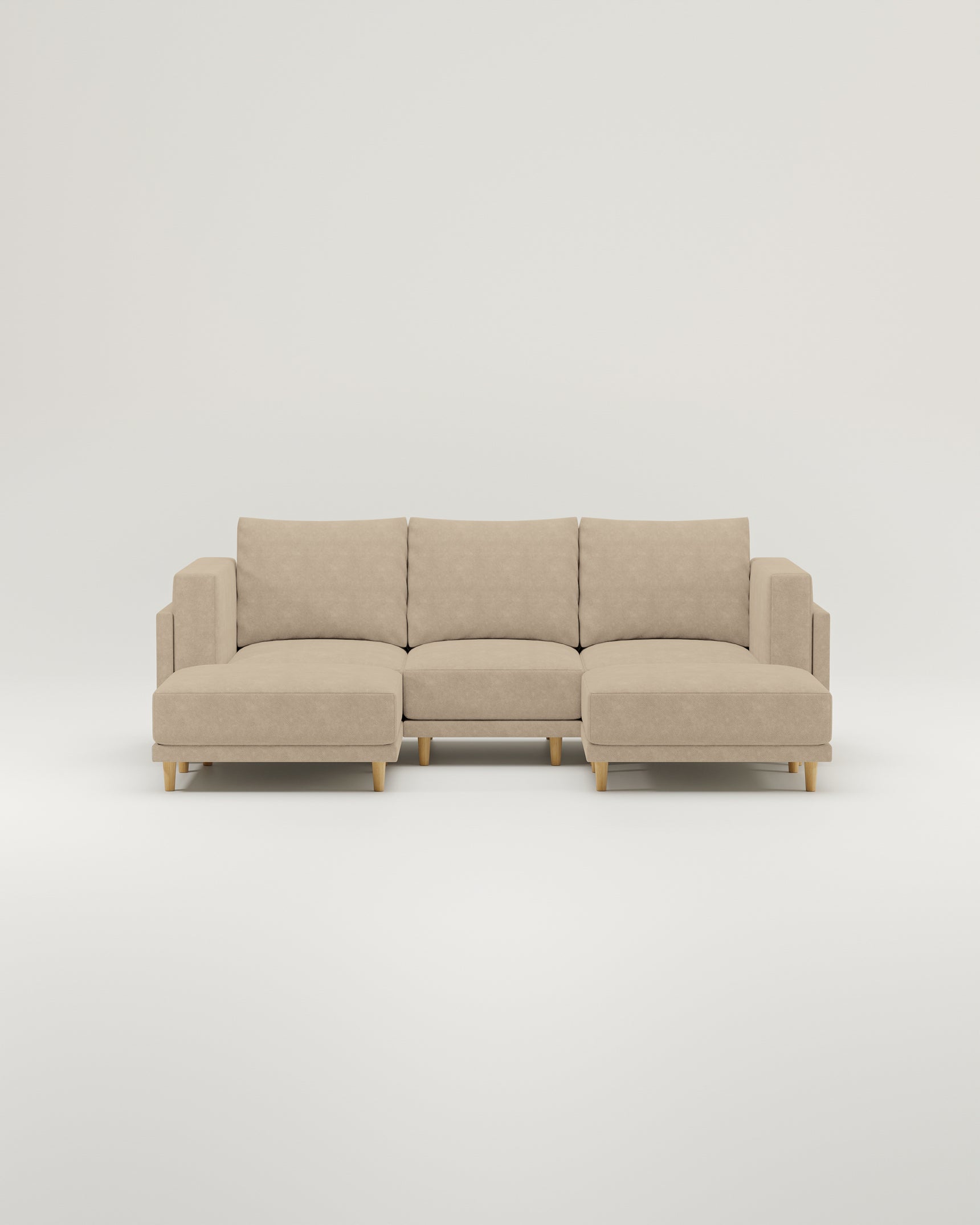 Donna U modulaire sofa met slaapfunctie
