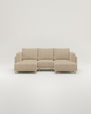 Donna U modulaire sofa met slaapfunctie