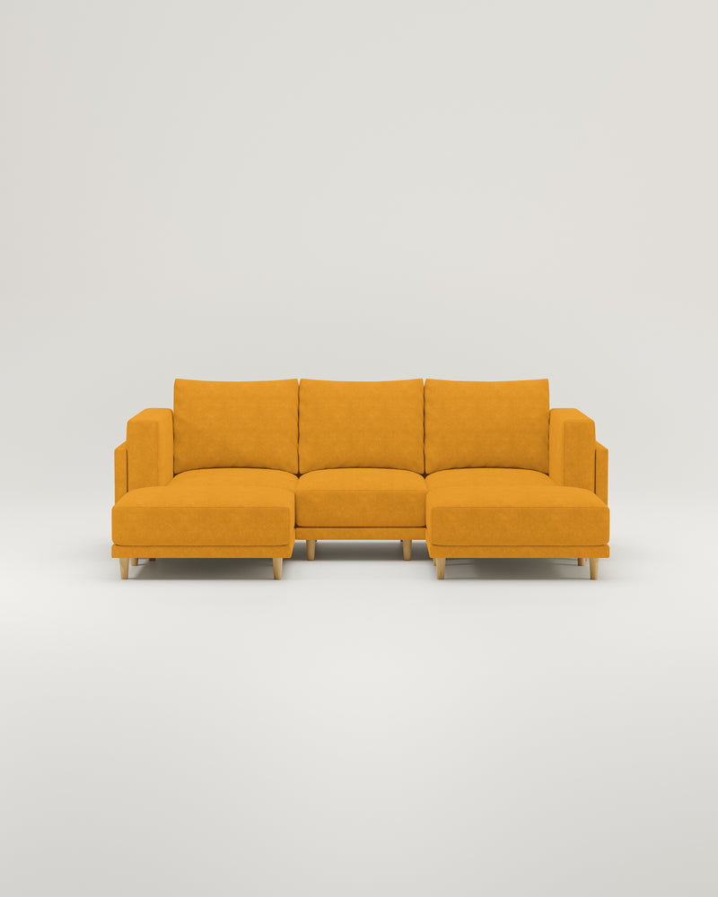 Donna U modulaire sofa met slaapfunctie