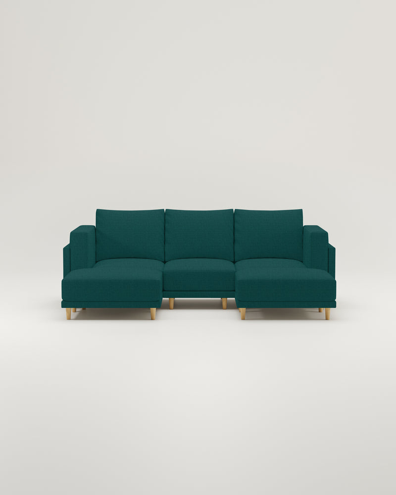 Donna U modulaire sofa met slaapfunctie