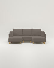 Donna U modulaire sofa met slaapfunctie