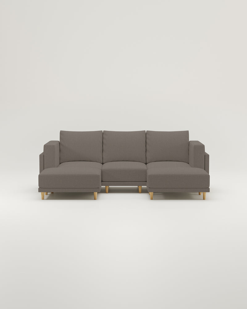 Donna U modulaire sofa met slaapfunctie