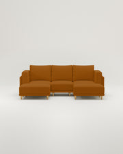 Donna U modulaire sofa met slaapfunctie