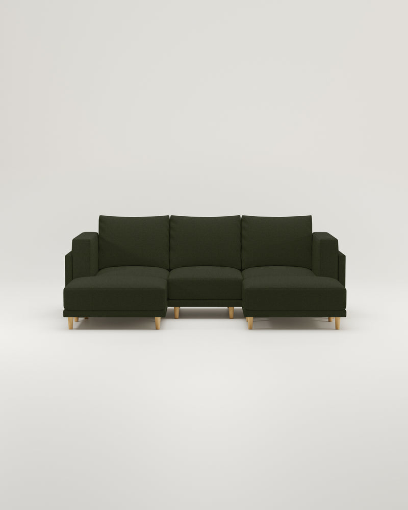 Donna U modulaire sofa met slaapfunctie