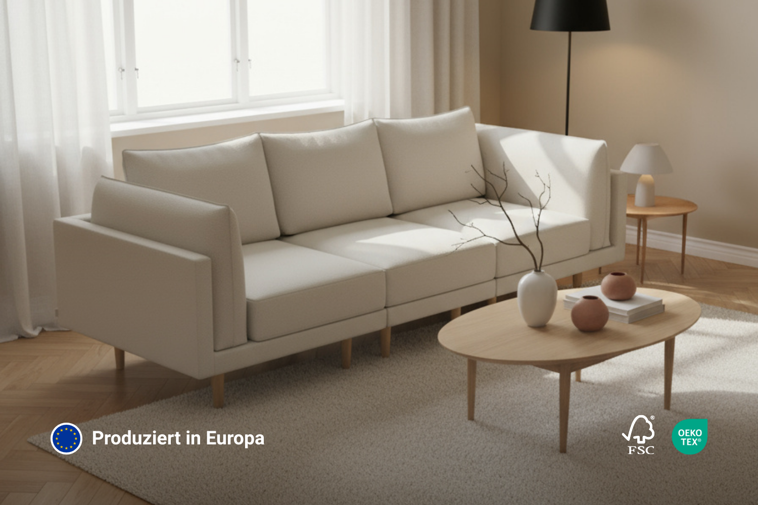 Modulaire bank donna xs met slaapfunctie
