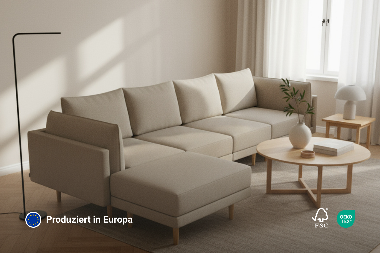Modulaire bank donna xs met slaapfunctie