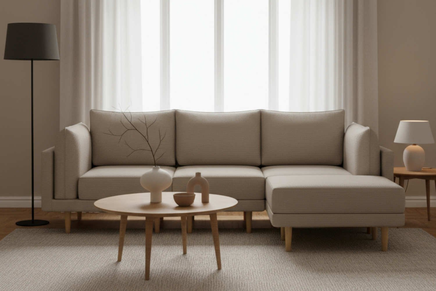 Modulaire bank donna xs met slaapfunctie
