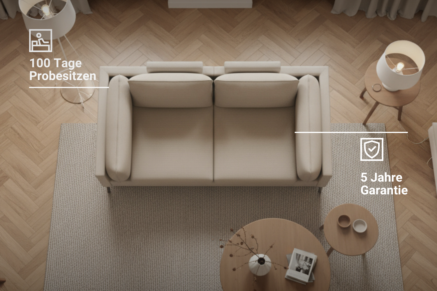 Modulaire bank donna xs met slaapfunctie