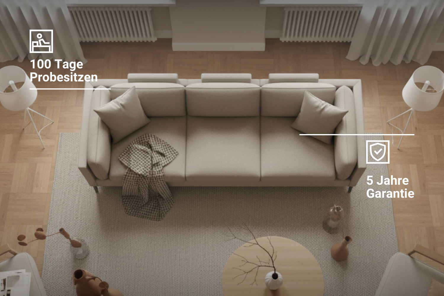 Modulaire bank donna xs met slaapfunctie