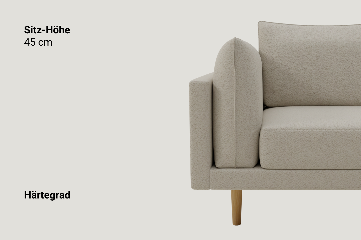Modulaire bank donna xs met slaapfunctie