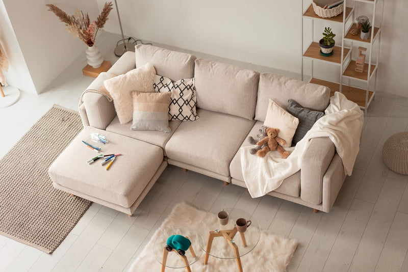 Donna XL modulaire sofa met slaapfunctie