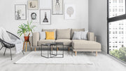 Modulares Sofa Donna mit Schlaffunktion - Stoff Nova