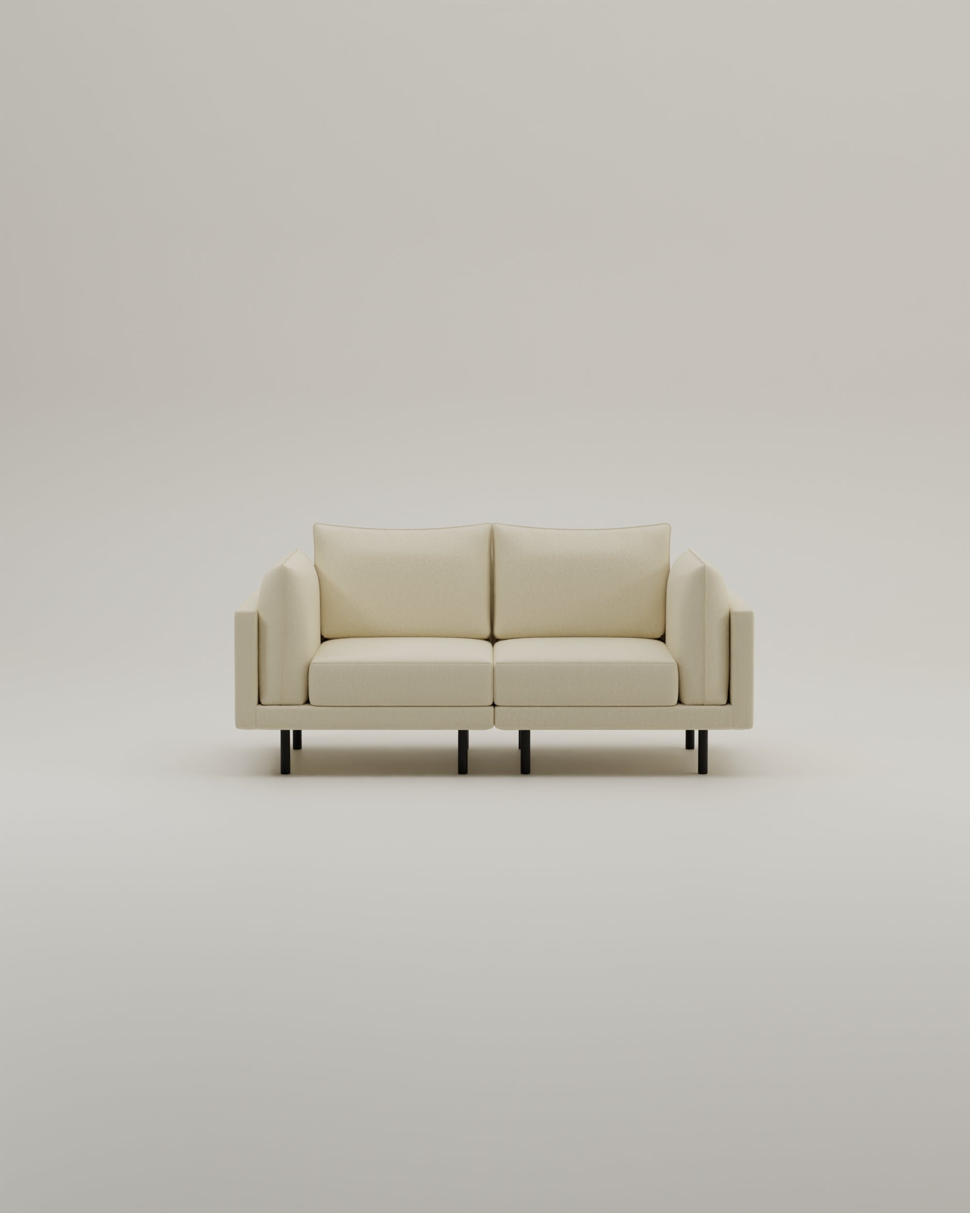 Stoffen bekleding - Modulaire bank Donna 2-zit