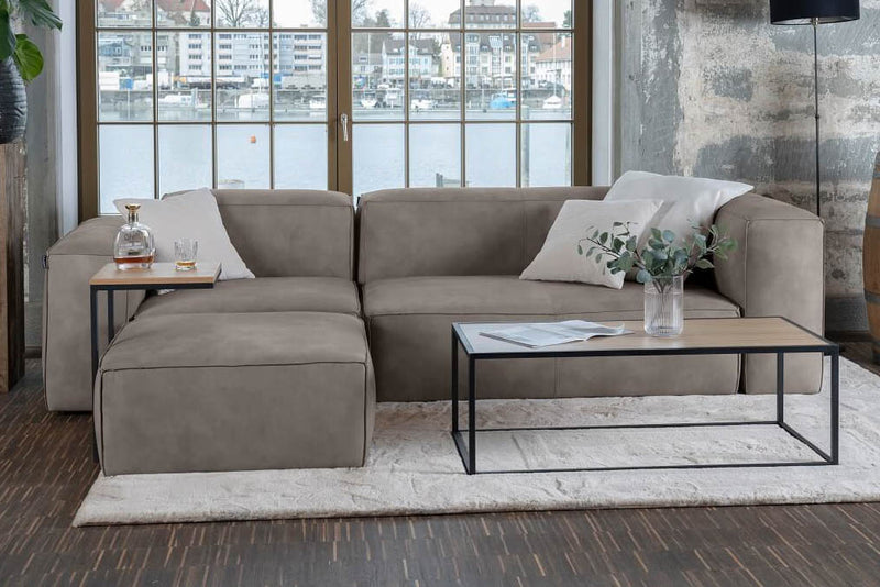 Modulares Sofa Harvey L mit Schlaffunktion