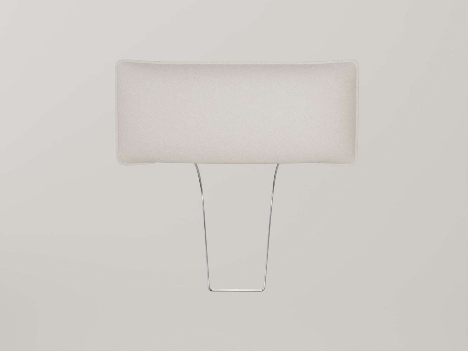 Headrest with seam