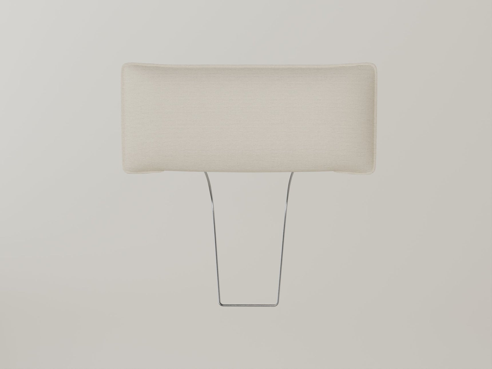Headrest with seam
