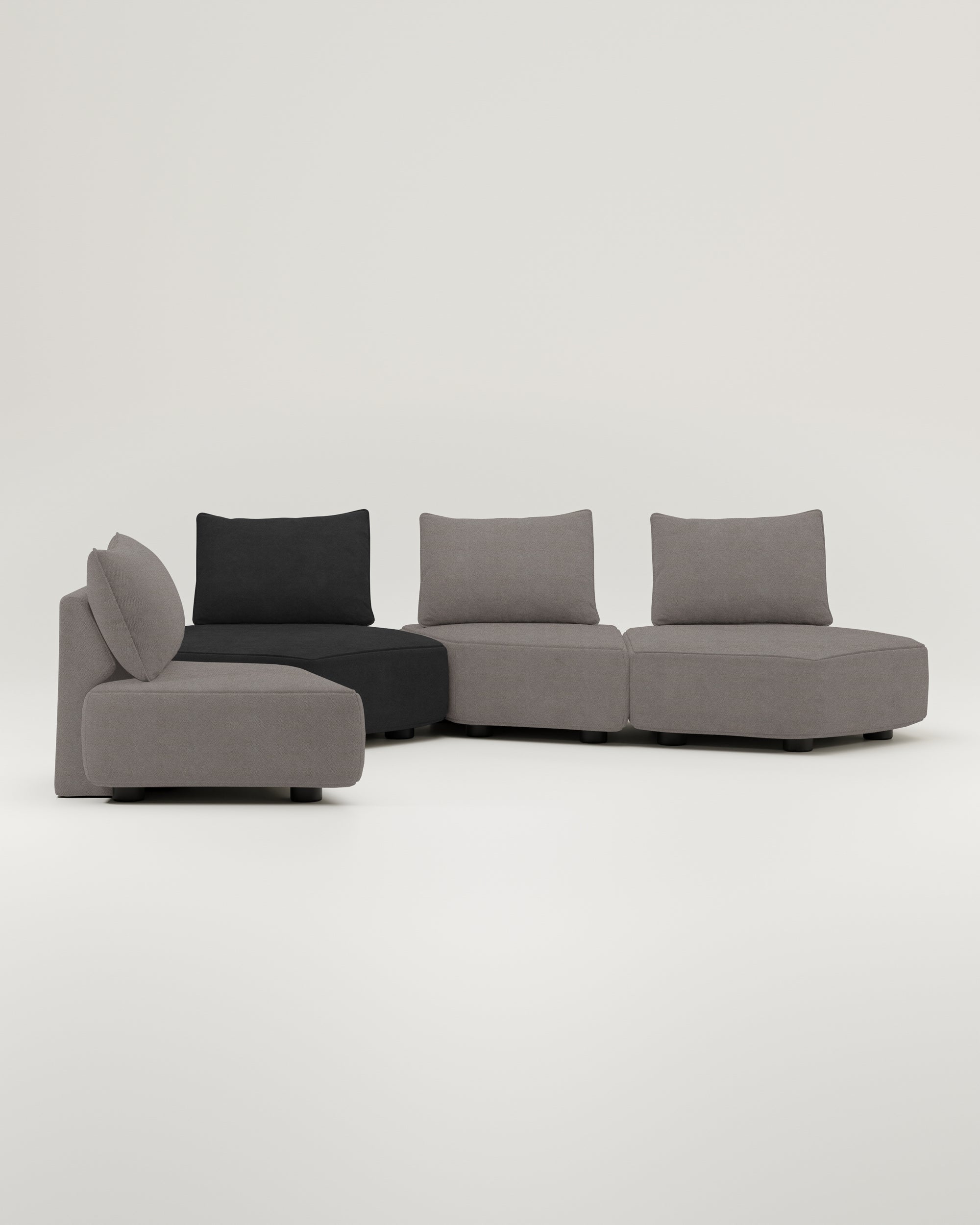 Modulares Sofa Katrina mit Schlaffunktion