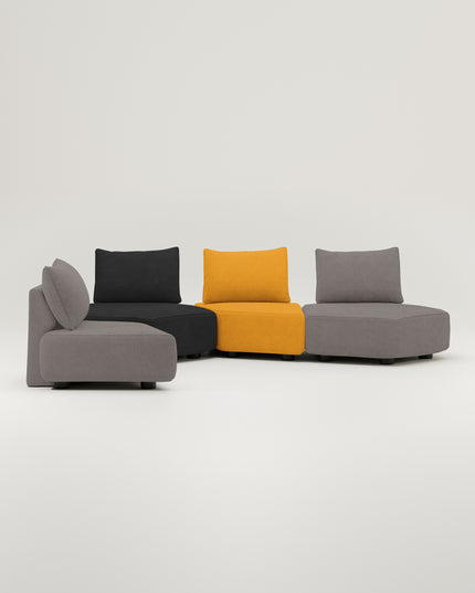 Modulares Sofa Katrina mit Schlaffunktion