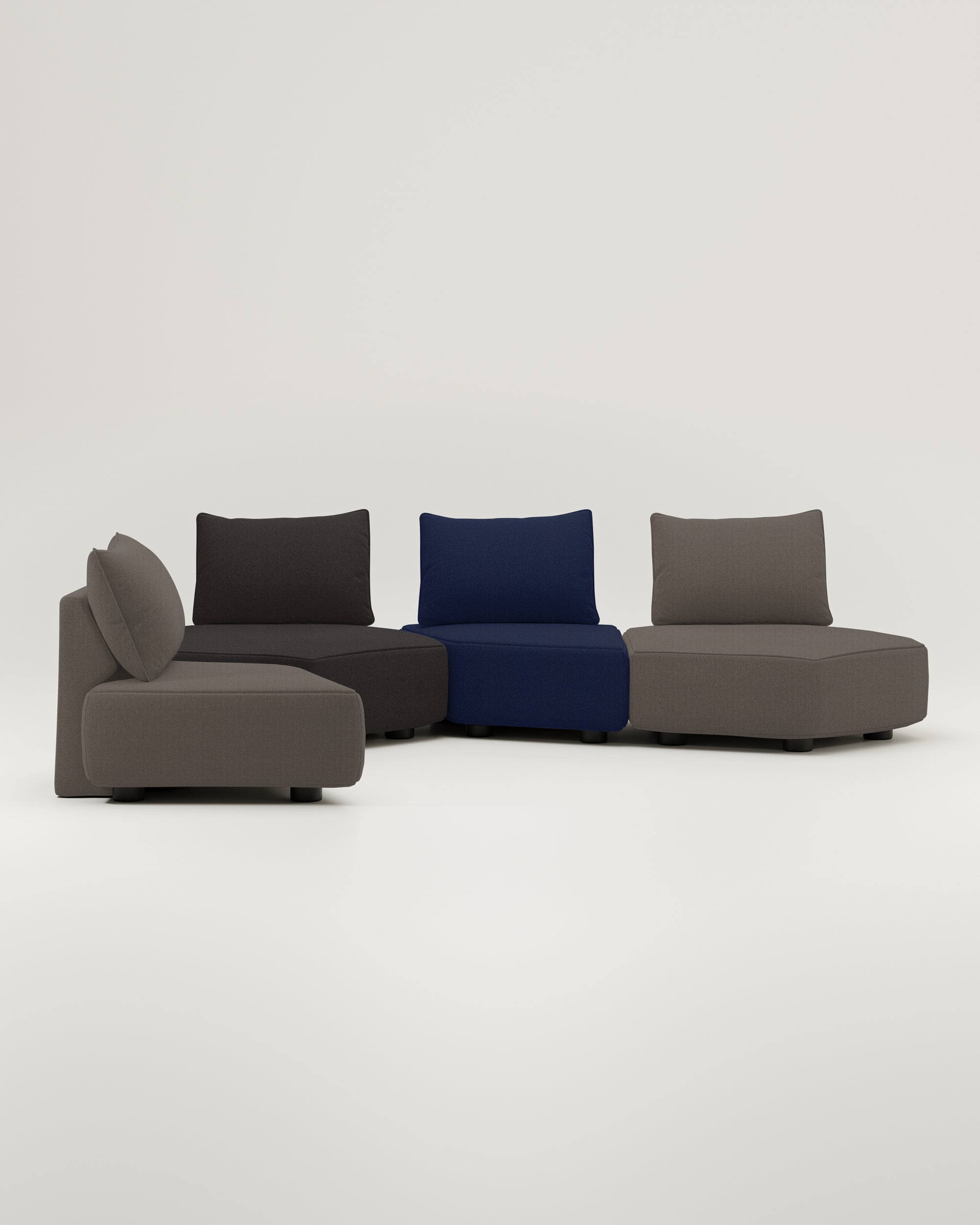 Modulares Sofa Katrina mit Schlaffunktion