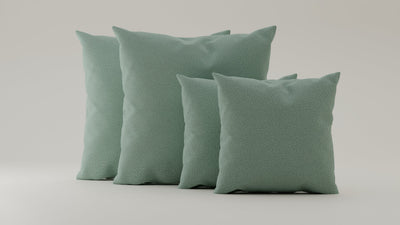 Mint-Bouclé / 2x 50x50cm / 2x 70x70cm