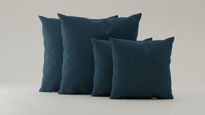 Blue-Veluno / 2x 50x50cm / 2x 70x70cm