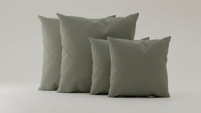 Lightgrey-Veluno / 2x 50x50cm / 2x 70x70cm