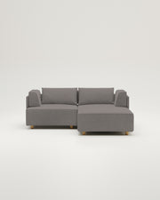 Modulares Sofa Louis 2-Sitzer mit Hocker und Schlaffunktion