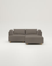 Modulares Sofa Louis 2-Sitzer mit Hocker und Schlaffunktion