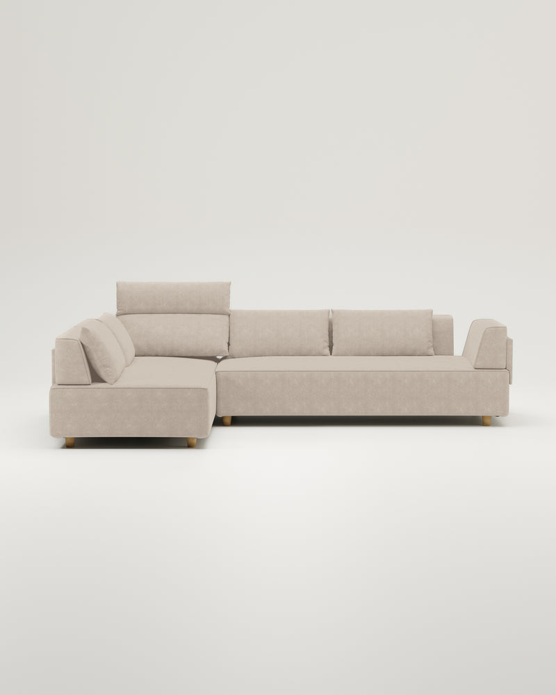 Modulares Sofa Louis 5-Sitzer mit Schlaffunktion