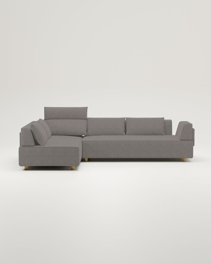 Modulares Sofa Louis 5-Sitzer mit Schlaffunktion