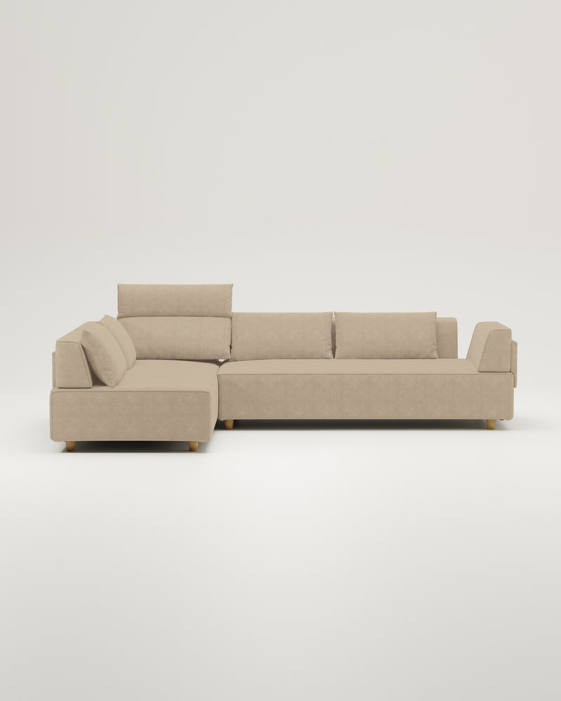 Modulares Sofa Louis 5-Sitzer mit Schlaffunktion