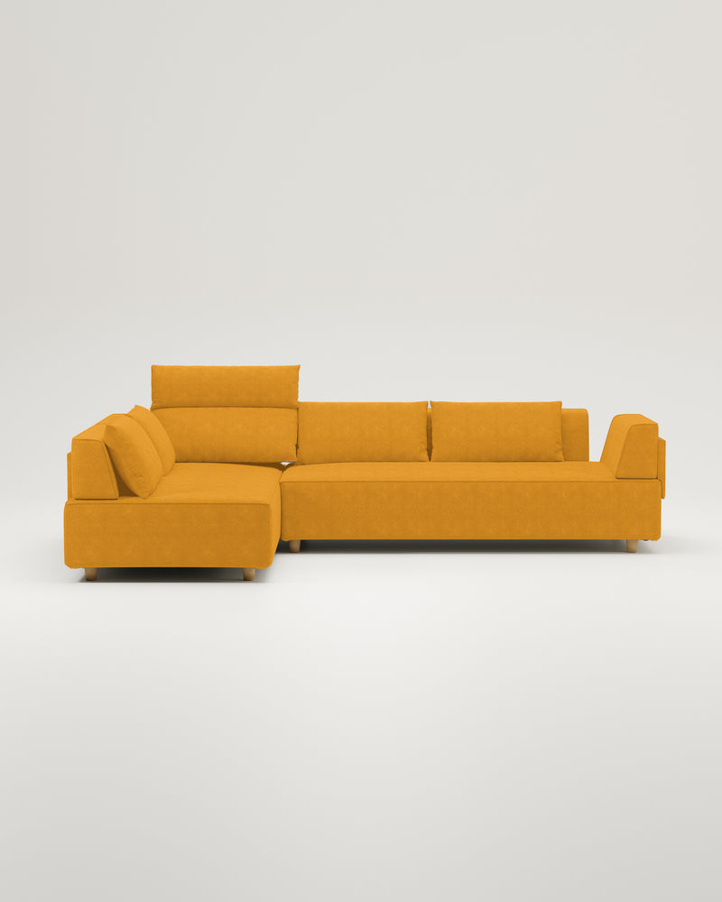 Modulares Sofa Louis 5-Sitzer mit Schlaffunktion