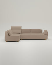 Modulares Sofa Louis 5-Sitzer mit Schlaffunktion - Stoff Nova